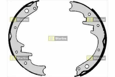 Гальмівні колодки барабанні STARLINE BC 06010