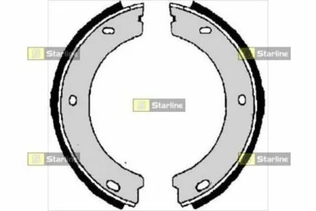 Гальмівні колодки барабанні STARLINE BC 06400