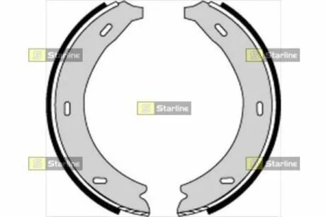 Тормозные колодки барабанные STARLINE BC 07320