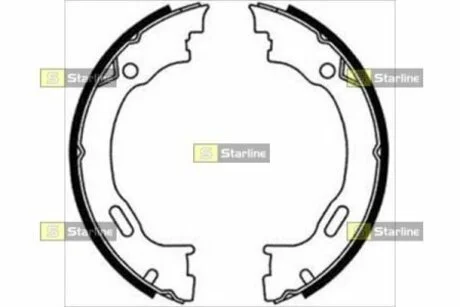 Тормозные колодки барабанные STARLINE BC 08720