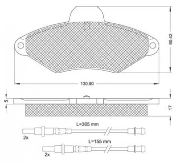 Автозапчасть STARLINE BDS053