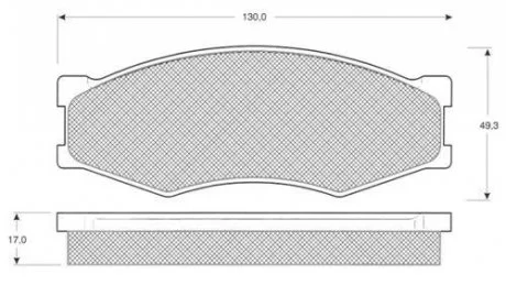 Тормозные колодки дисковые STARLINE BD S202