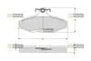 Тормозные колодки дисковые STARLINE BD S310 (фото 1)