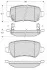 Тормозные колодки дисковые STARLINE BD S320 (фото 1)