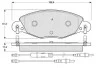 Тормозные колодки дисковые STARLINE BD S346 (фото 1)