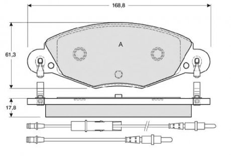 Тормозные колодки дисковые STARLINE BD S346