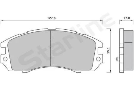 Автозапчасть STARLINE BDS388