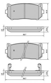 Автозапчасть STARLINE BDS400