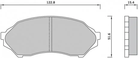 Автозапчасть STARLINE BDS421