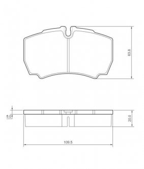 Автозапчасть STARLINE BDS432