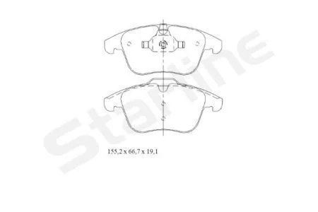 Автозапчасть STARLINE BDS447