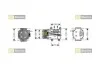 Комп-р кондиц. [OE XS4H19D629AA] FORD TRANSIT CONNECT / FIESTA / FOCUS STARLINE DKSTK0102 (фото 5)