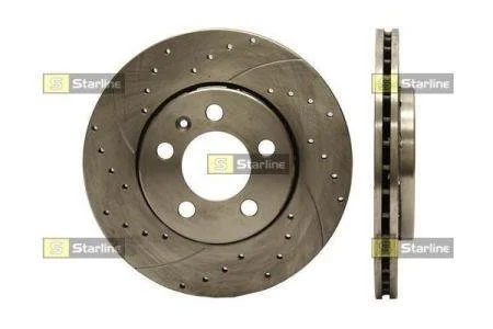 TARCZA HAMULCOWA SPORT ALFA ROMEO 145, 146, 155, FIAT BRAVO,PUNTO, LANCIA DEDRA [257X41] WIERC+FREZ SZT STARLINE PB2531S