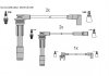 Комплект кабелiв запалювання ZK 8914