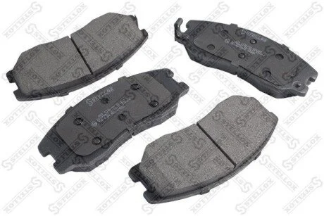 Комплект гальмівних колодок, дискове гальмо STELLOX 000033BSX