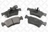 Комплект тормозных колодок, дисковый тормоз STELLOX 000043BSX (фото 1)