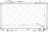 Радіатор охолодження двигуна MITSUBISHI L200 (K7_T, K6_T, K5_T) 1025966SX