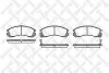 Тормозные колодки дисковые перед. Mitsubishi Challenger/L400/Lancer Evolution/Montero Sport/Outlander/Pajero STELLOX 365 002-SX (фото 1)