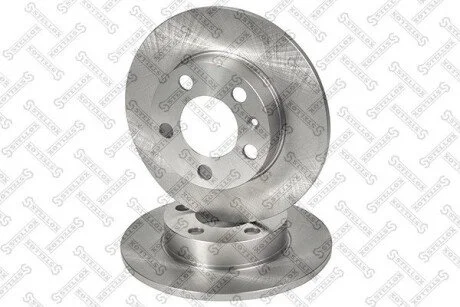 Диск гальмівний перед. (288мм) Skoda Rapid 12-, Fabia, Octavia /VW Golf IV, Polo STELLOX 6020-4761-SX