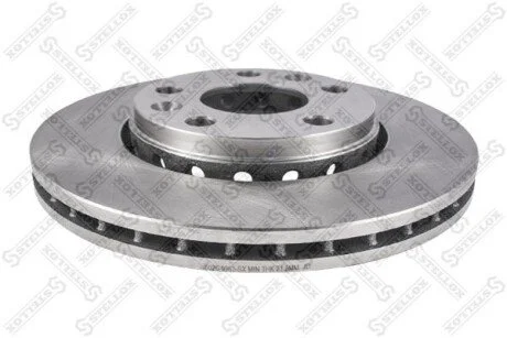 Ø 280mm Диск гальмівний перед. Dacia Duster/Renault Megane III/Scenic III 1.4-2.0 08- (280X24) STELLOX 6020-9963-SX