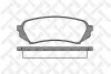 Тормозные колодки дисковые зад. Toyota Land Сruiser (J100) 4,2 98-/Lexus LX II (UZJ100) 02- STELLOX 717 000B-SX (фото 1)