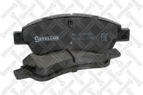 Тормозные колодки перед. Citroen Berlingo 01-/Peugeot Partner/206/307 00- STELLOX 851 010B-SX