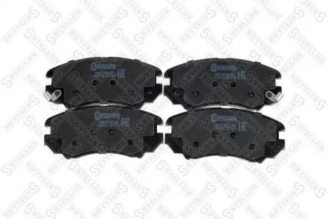 Тормозные колодки дисковые перед. Hynday Tucson 01-/Sonata 04-/Elantra 06-11 STELLOX 964 002B-SX (фото 1)