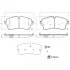 Колодки гальмівні (передні) Land Rover Discovery 14-/Range Rover 11-/Defender 19- 33104431
