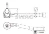 Наконечник тяги рульової (L) Citroen C3 1.2 VTi/1.5/1.6 BluHDi16- SWAG 33104563 (фото 3)