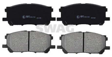 Фото колодки гальмівні (передні) Lexus RX 03-09 SWAG 33105208 Колодки гальмівні (передні) Lexus RX 03-09 SWAG 33105208