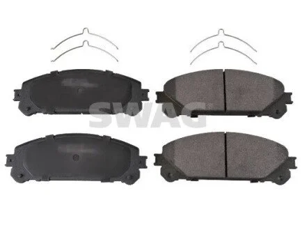 Колодки гальмівні (передніі) Toyota Rav4 20-/Highlander 19-/Kluger 21-/Suzuki Across 20- SWAG 33106383 (фото 1)