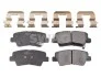 Колодки гальмівні (задні) Kia Ceed II/Rio III/Hyundai Accent/i20/i30/i40 10- (Akebono) Q+ SWAG 33106558 (фото 1)