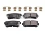 Комплект гальмівних колодок (задніх) Hyundai Accent/I20/I30/Ix35/Sonata/Kia Ceed/Rio/Sportage 1.2-3.3 05- SWAG 33107359 (фото 1)
