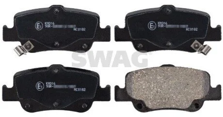 Колодки гальмівні (задні) Toyota Auris/IQ/Urban Cruiser 07- (Akebono) SWAG 33107531