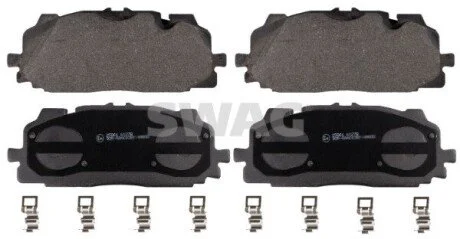 Колодки гальмівні (передні) Audi A5/Q7 2.0-3.0 D 15-/VW Touareg 17- (Akebono) SWAG 33107558