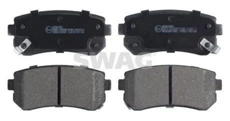 Комплект гальмівних колодок (задніх) Hyundai Accent/I20/I30/Ix35/Sonata/Kia Ceed/Rio/Sportage 1.2-3.3 05- SWAG 33107637