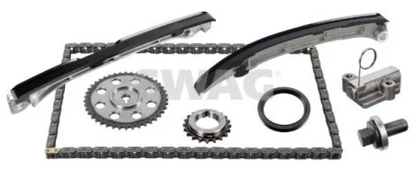 Комплект ГРМ (ланцюг + шестерня) MAZDA 3, 6, 6/KOMBI, CX-5 2.2D 04.12- SWAG 33107661 (фото 1)