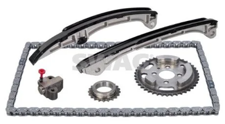 Комплект ГРМ (ланцюг + шестерня) TOYOTA AURIS, AVENSIS, RAV 4 IV, VERSO 2.0D 11.08-11.18 SWAG 33108994 (фото 1)