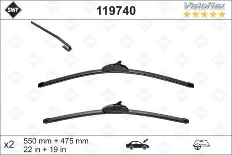 Щетка стеклоочистителя SWF 119740