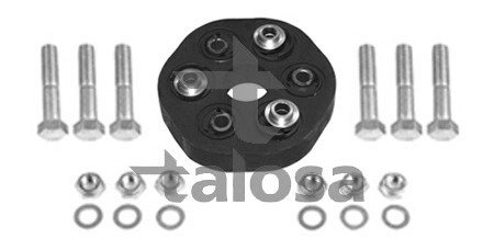 К-кт эластичной муфты передней карданного вала (жесткая) MB 190 (W201), C (W202), KOMBI T-MODEL (S124), SEDAN (W124) 2.0-2.5D 10.82-05.00 TALOSA 62-06886 (фото 1)