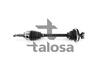 Піввісь ліва (+ABS) Renault Clio II, Kangoo 1.2/1.4/1.5dCi/1.9dCi 08.97- L:631/A:23/ABS:44/Ø Tripodroller:30 76RN8070A