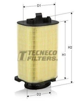 Фильтр воздушный MB C (W204, C204. S204), GLK (X204) 08-, GLC (X253) 15- TECNECO AR14006