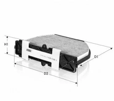 Фильтр угольн. салонный DB C W204 03/07-, E W212 03/09-, GLK X204 05/05- TECNECO CK29005C