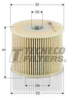 Фильтр топливный (система Siemens) Peugeot 307 2.0HDI 01- TECNECO GS0479-E