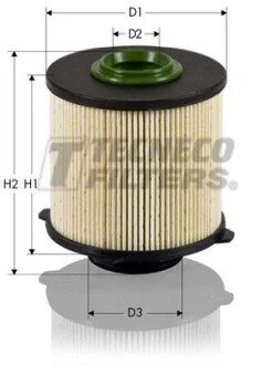 Фильтр топливный Opel Insignia 2.0 CDTI 07/08-, Astra -J 1.3-2.0 CDTI 12/09- SAAB 9-3 1.9TiD, 9-5 2.0TiD 01/10- TECNECO GS09001E