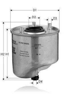 Фильтр топливный Ford Focus, Tourneo Connect, Tourneo Courier, Transit Connect 1.6 TDCi 11-/Mazda 5 10-Volvo S60 11- TECNECO GS1071