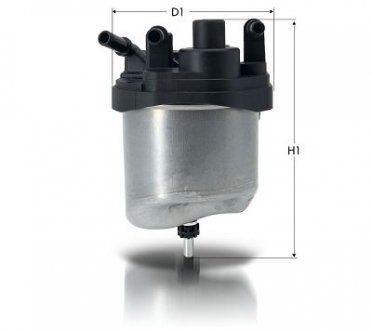 Корпус (кришка+фільтр) фільтр паливний Citroen/Peugeot 1.6Hdi 08- TECNECO GS1212