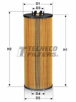 Фильтр масляный Audi/Passat 2,5 TDI 97- TECNECO OL0223E