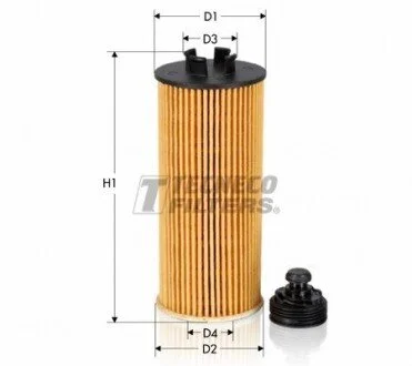 Фільтр масляний BMW 2 (F45, F46), X1 (F48) /Mini F55, F56 14- TECNECO OL06015E