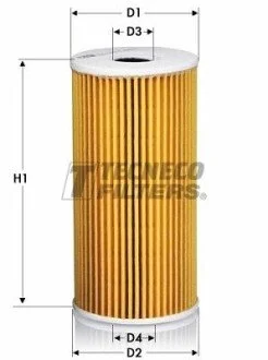 Фильтр масляный Chrysler Voyager 2.8CRD 07-/Jeep Cherokee 2.8CRD 05-08/Wrangler 2.8CRD 07- TECNECO OL2167E